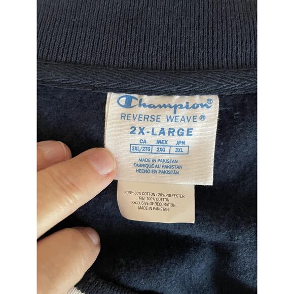 Champion Reverse Weave Butler Bulldogs Varsity Sweatshirt 2XL NCAA Sports Fan - Picture 5 of 11